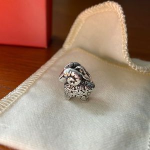 James Avery Sterling Silver Retired Ram Charm